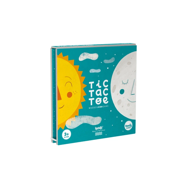 Gra kółko i krzyżyk Londji Słońce i księżyc drewniana 4+