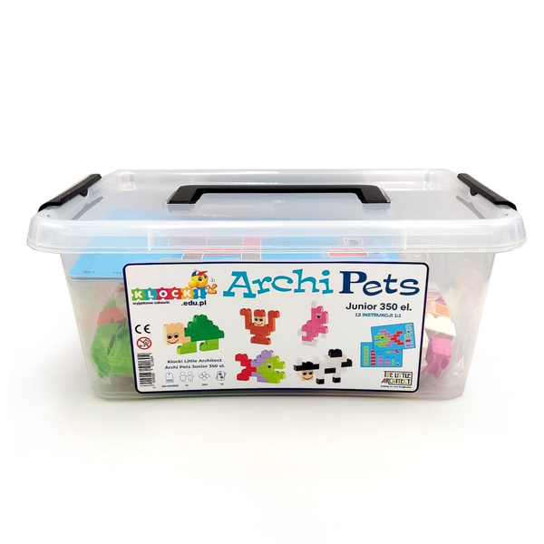 Little Architect Educational Blocks - Archi Pets Junior 350 el.