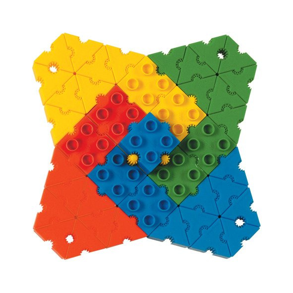 Klocki konstrukcyjne Morphun Bączki 100 el. – wirujące 4+