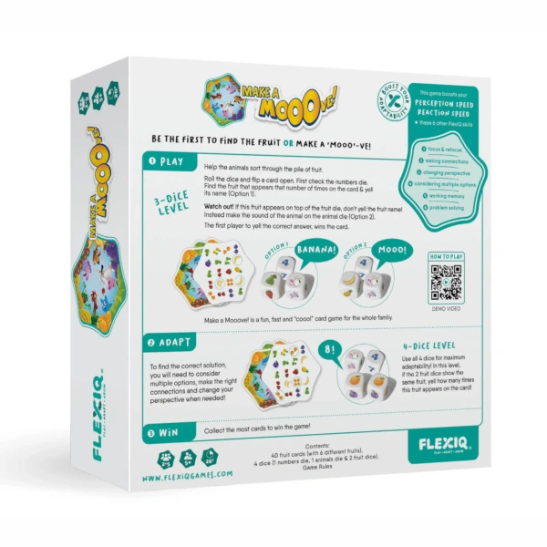FlexiQ Make a Mooove – gra karciana na refleks dla dzieci 5+