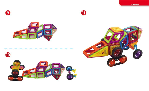 Magical Magnet 98 el. - Magnetic Blocks