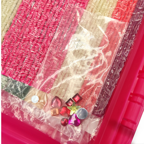 Wikki Stix creative string - large creative set - pink XL