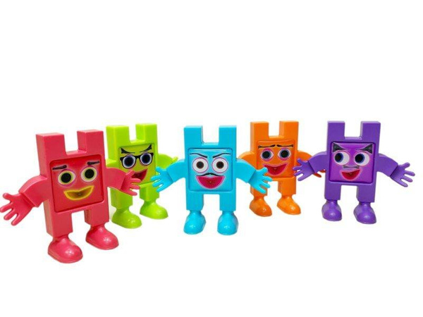 Klocki Meli Emoti Happy 12 figurek z naklejkami emocji – 3+