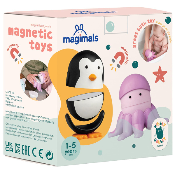 Zabawka magnetyczna Magimals Sealife morskie zwierzątka 1+