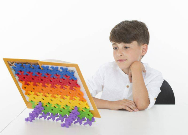 Klocki konstrukcyjne Incastro Box 500 elementów w dużym pudełku 4+