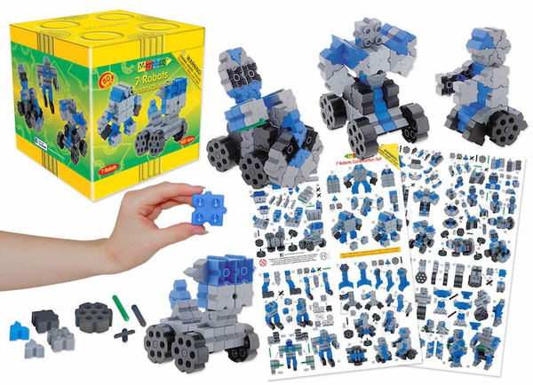 Morphun 7 Robots 80 el. - Construction blocks 