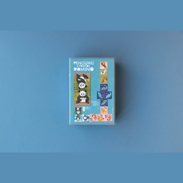 Gra domino Londji Pingwinek i Przyjaciele dla dzieci 3+