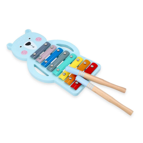 Wooden dulcimer for children - Teddy bear