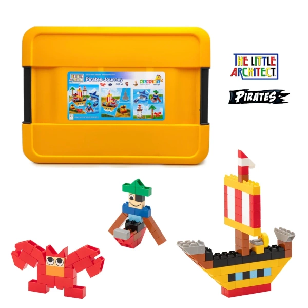 Klocki Little Architect Pirates - 335 el.