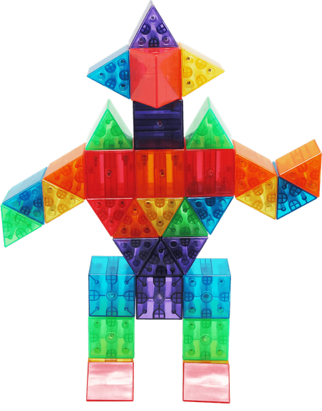 Klocki magnetyczne Flip and Snap Loowi 36 elementów 4+