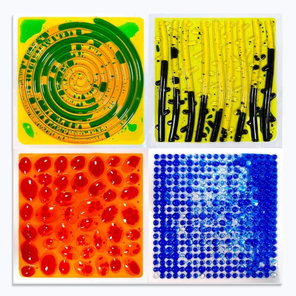 Tullo textured liquid mats - 4 pcs.