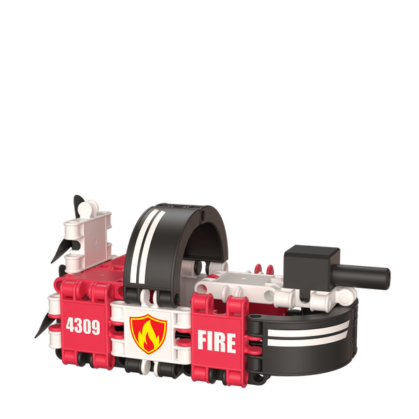 Clics Bucket 8in1 127 el. - Construction blocks - Fire brigade