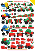 Morphun 10 Vehicles 251 el. - Construction blocks 
