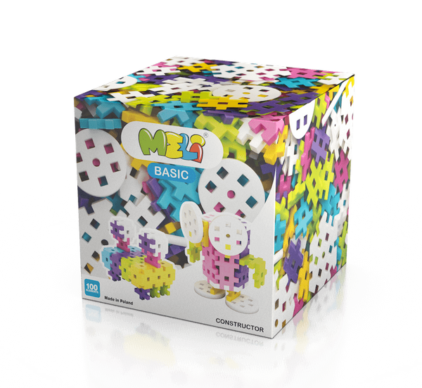 Blocks Meli Constructor Pink 100 el. 