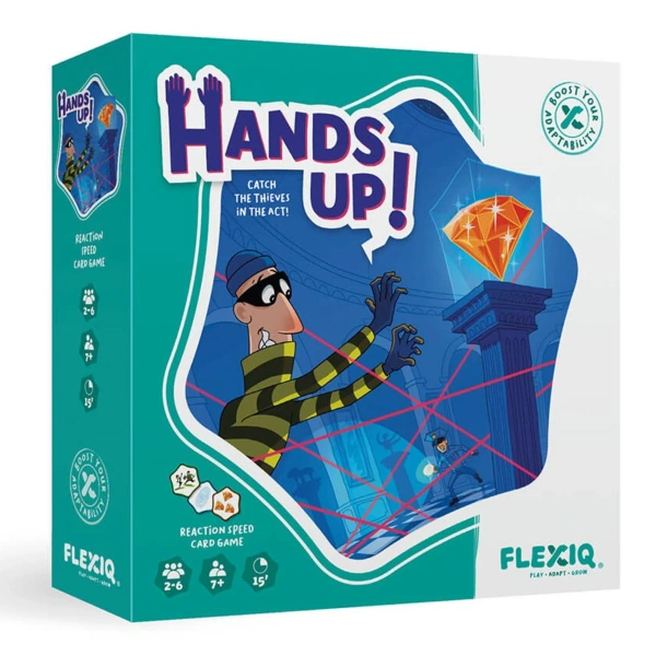 Hands Up! detective card game 60 cards – FlexiQ 7+