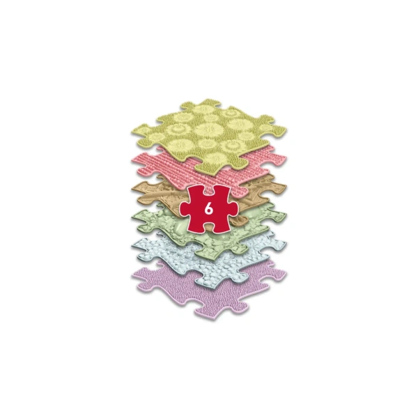 Sensory Touch Mats Pastel Baby Set 6 Pcs – MUFFIK 1+