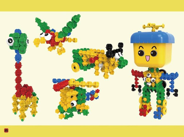 Klocki konstrukcyjne Molyka Yellow Box 158 elementów 3+ – Molyka