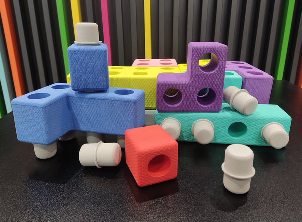 Tetris foam blocks - 45 el.