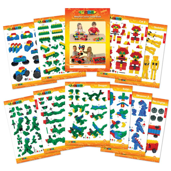 Instrukcje Morphun Junior 60 stron A4 – książka konstrukcyjna 4+