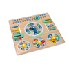 Wooden educational calendar - board for children