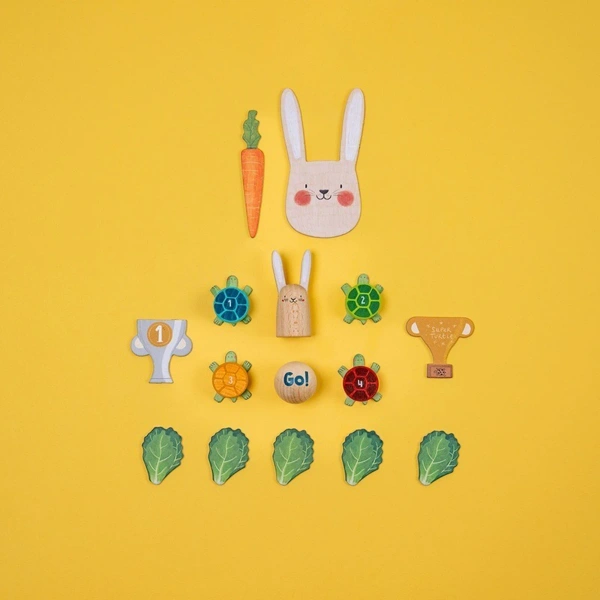 Gra zespołowa zając i żółw Ready Steady Go! – Londji dla dzieci 5+