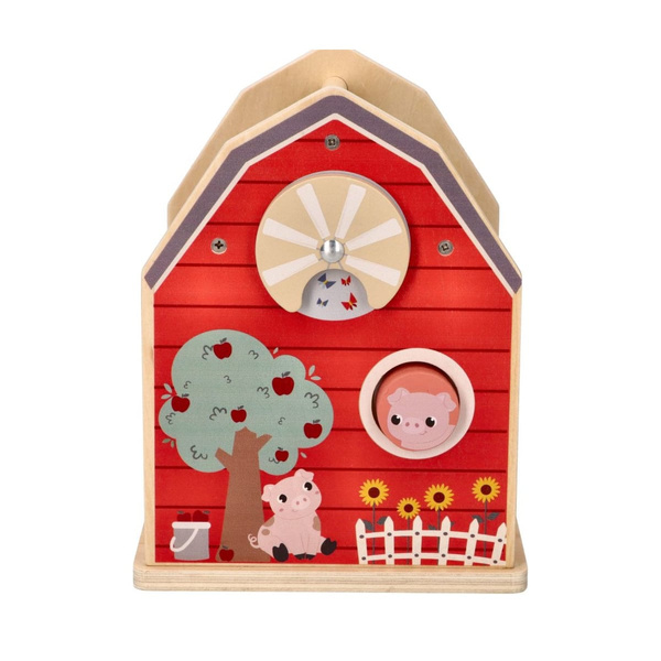 Wooden sorter with blocks - Farm