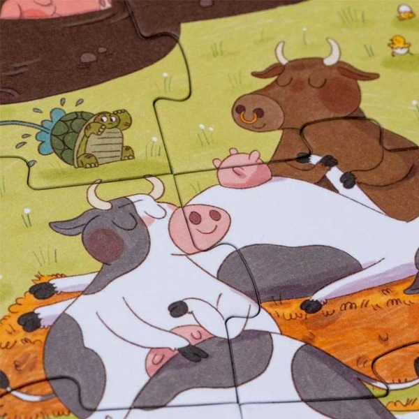 Puzzle Farmtastic traktorek 36 elem. gra szukaj-znajdź – Londji 3+