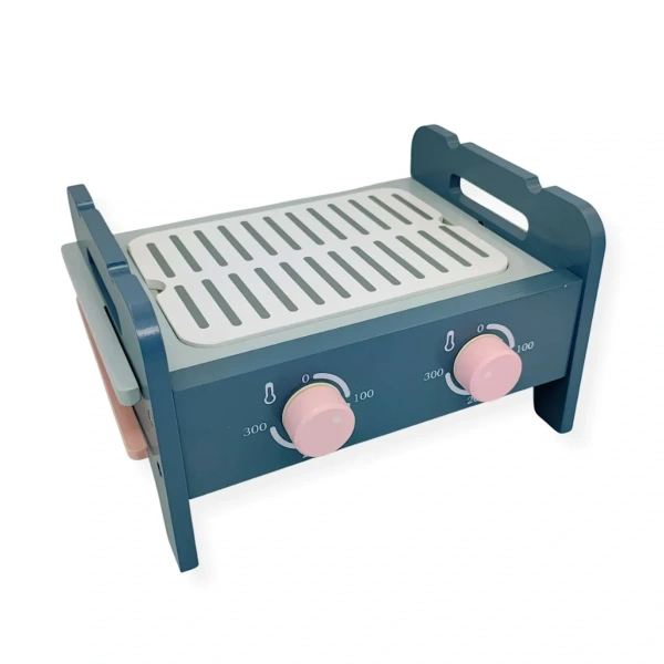 Drewniany grill BBQ z akcesoriami 35 el. – Kabi 3+