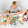 Klocki konstrukcyjne Meli Minis 1200 el. mozaika 3D – zestaw 4+
