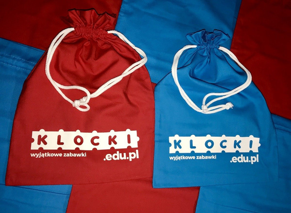 Cotton block bag 30x40 cm