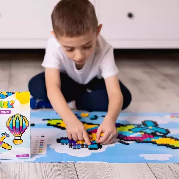 Klocki konstrukcyjne Meli Minis Fly 2w1 500 el. – zestaw 4+