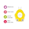Króliczek Alilo Happy Bunny P1 YELLOW - żółty