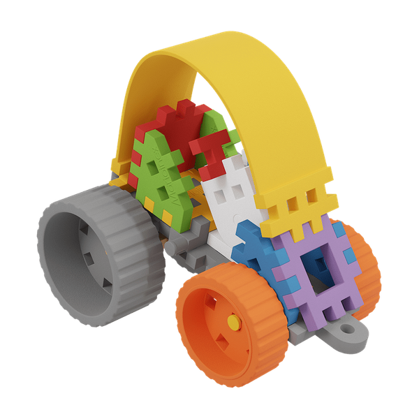 Klocki edukacyjne Marioinex Mini Waffle Konstruktor Expert 301 elementów dla 4-latka wspierające ...