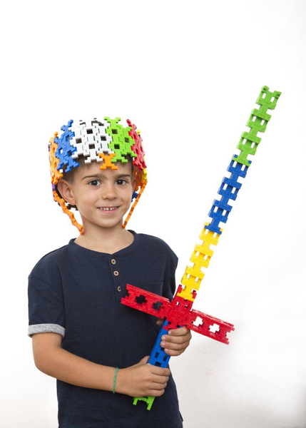 Klocki budowlane Incastro Pack 200 el. w 10 kolorach – 4+