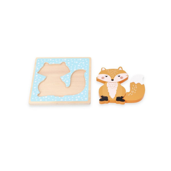 Wooden puzzle for toddler - Fox