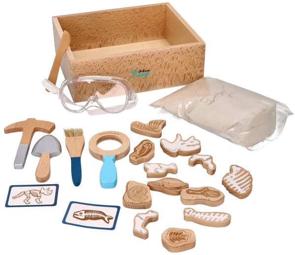 Little archaeologist set - with kinetic sand