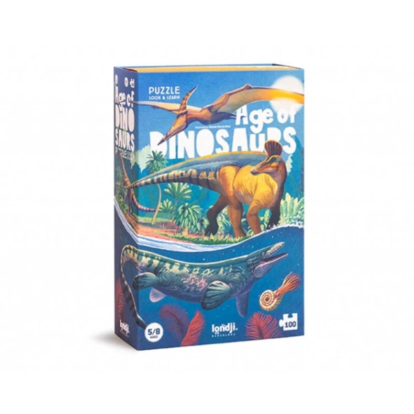 Puzzle edukacyjne Era dinozaurów 100 el. – Londji od 5 lat