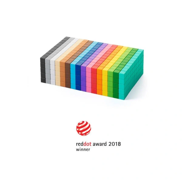 Pixio 25 Design Series – kolorowe klocki magnetyczne 8 mm dla 6+