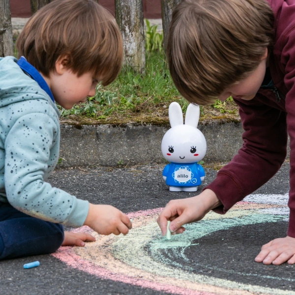 Króliczek Alilo Big Bunny G7C BLUE - niebieski