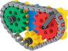 Morphun Chains and Gears Box 270 el. blocks.