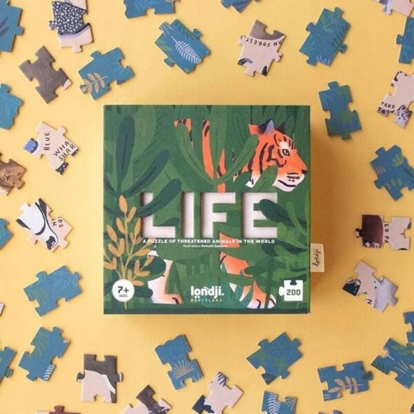 Life Endangered Species Educational Puzzle 200 pcs – Londji 7+