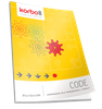 Korbo EDU Code 420 el bricks set. + Book with worksheets 83 x A4