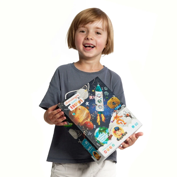 Puzzle obserwacyjne CzuCzu Kosmos 100 elementów 4+