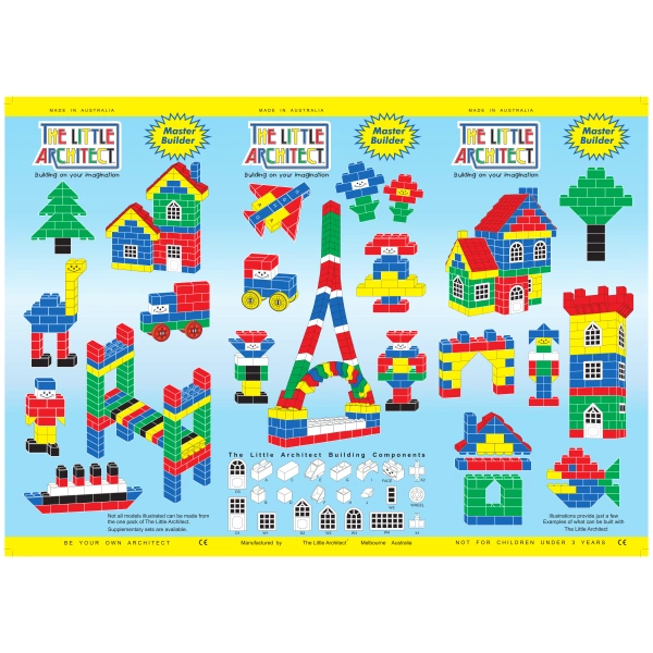 Klocki Little Architect Master Builder 620 el.