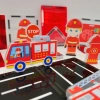 Magnetic Tiles Fire Station Set 48 pcs – X-Bida 3+