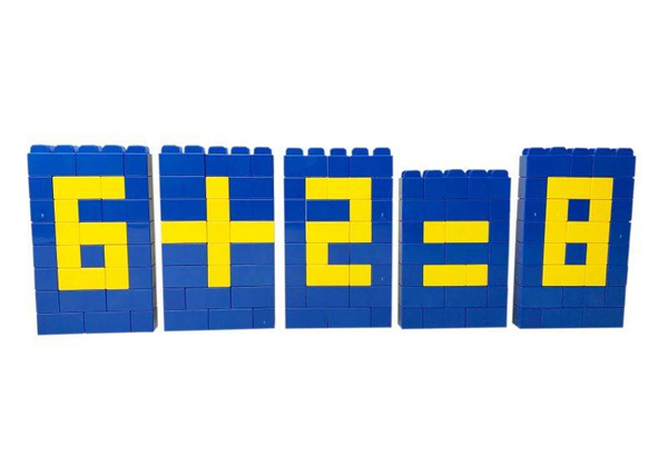 Little Architect educational blocks - Letters and Numbers 630 el.