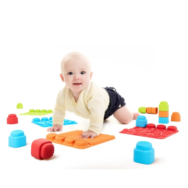 Sensory mat with blocks Soft BiBi 20 el.