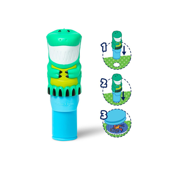 Sticker Wow - Sticker book and stamp book - Dinosaur