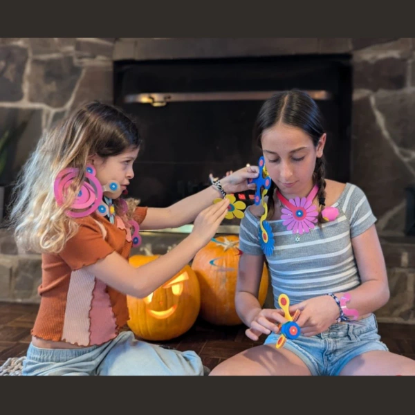 Klocki magnetyczne Clixo - Zestaw do tworzenia biżuterii - 28 el.