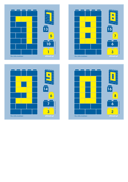 Klocki Little Architect Litery i Cyfry 630 el. – od 5 lat